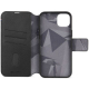Detachable Leather MagSafe Folio for iPhone 15 Pro Max - Black