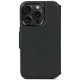 Detachable Leather MagSafe Folio for iPhone 15 Pro Max - Black