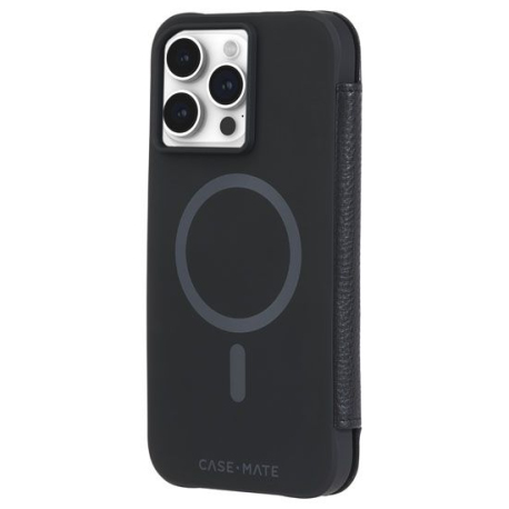 Folio Wallet MagSafe iPhone 15 Pro Max Noir