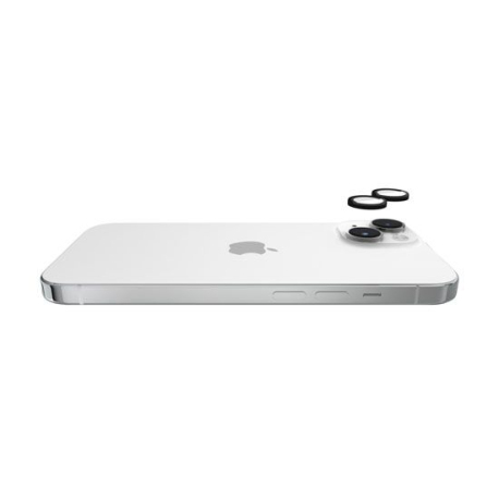 Aluminium Ring Camera Protector for iPhone 15/15 Plus Black
