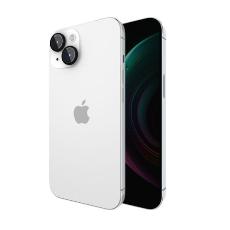 Aluminium Ring Camera Protector for iPhone 15/15 Plus Black