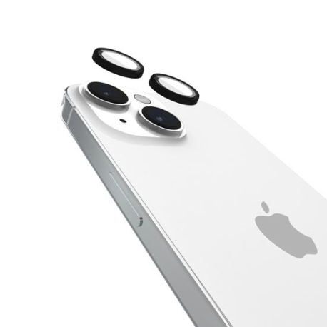 Aluminium Ring Camera Protector for iPhone 15/15 Plus Black