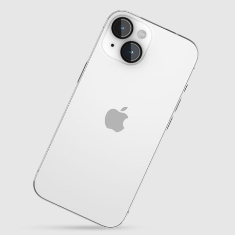 Aluminium Ring Camera Protector for iPhone 15/15 Plus Black