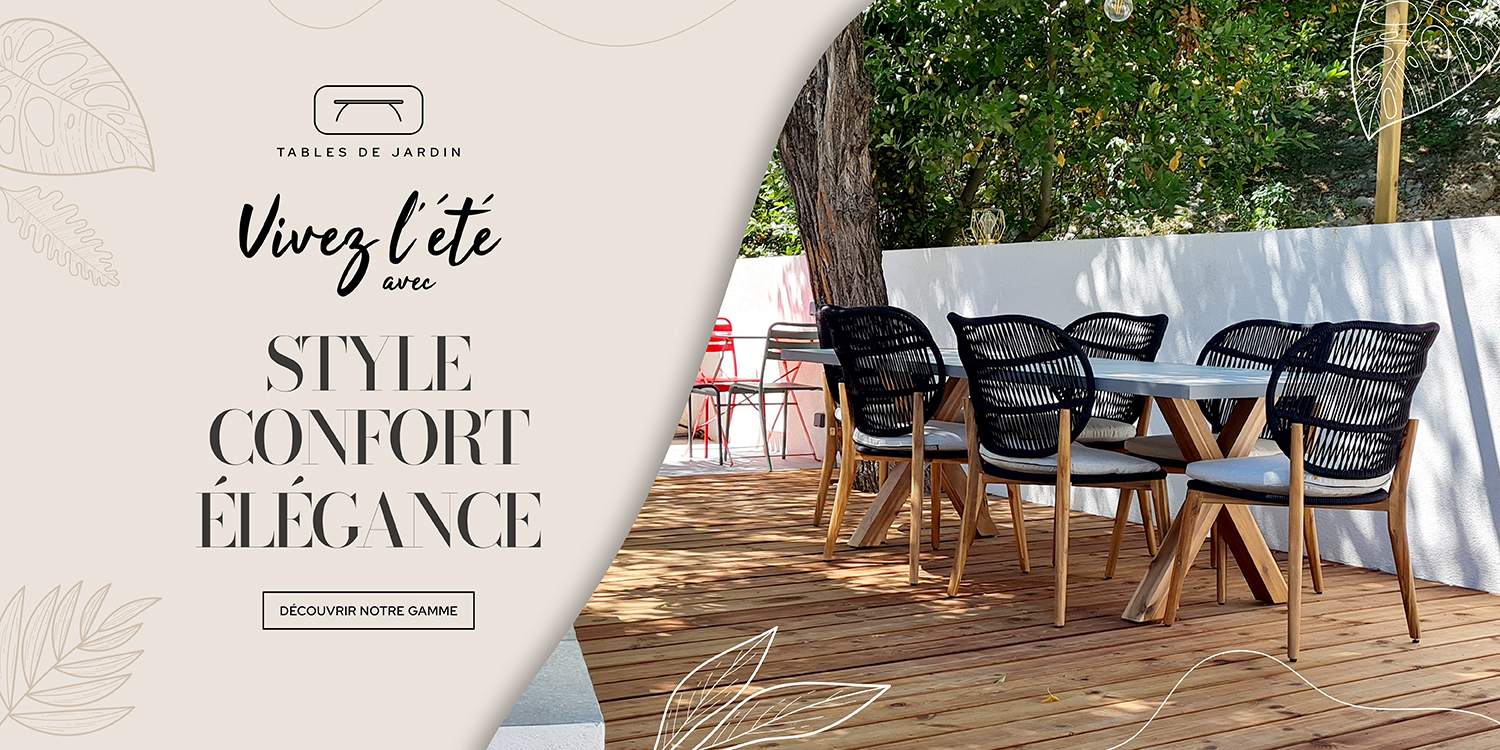 TABLES DE JARDIN